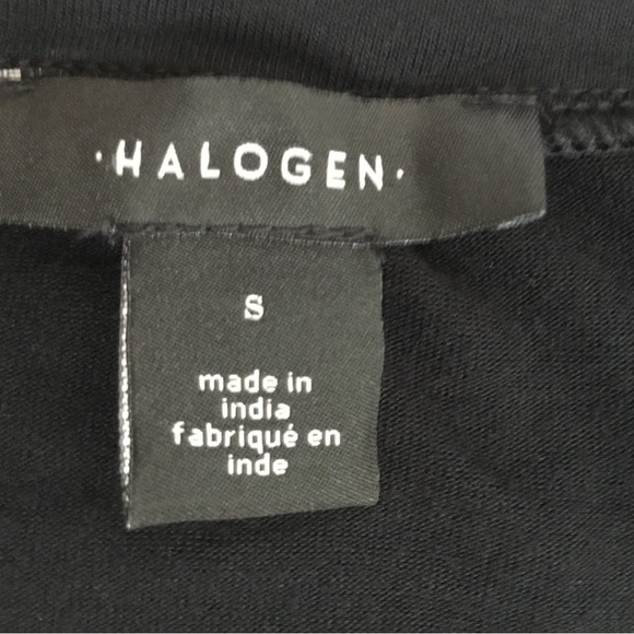 Halogen Shirred T-shirt, Size S - Picture 4 of 6